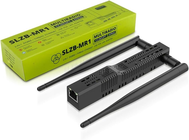 LOAMLIN SMLIGHT SLZB-MR1 – A Zigbee 3.0 to Ethernet, USB, and WiFi Adapter with PoE Support, Works with Zigbee2MQTT, Home Assistant, ZHA - Image 1